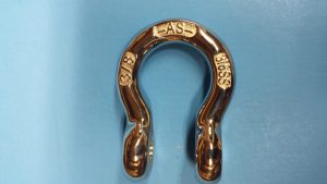 ANCHOR SAVER 3/8" Stainless Steel Shackle